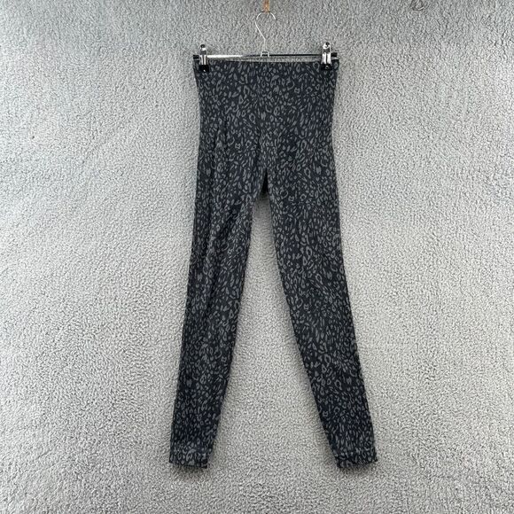 Spanx Look at Me Now Seamless Indigo Leopard Print Leggings Size Small - Picture 2 of 9